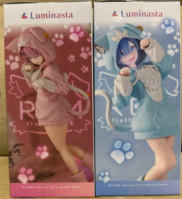 Re Zero Starting Life in Another World Figure Rem Ram Set