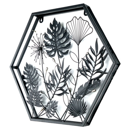Primus Hexagonal Floral 3D Wall Décor Wall Art - Picture 1 of 1