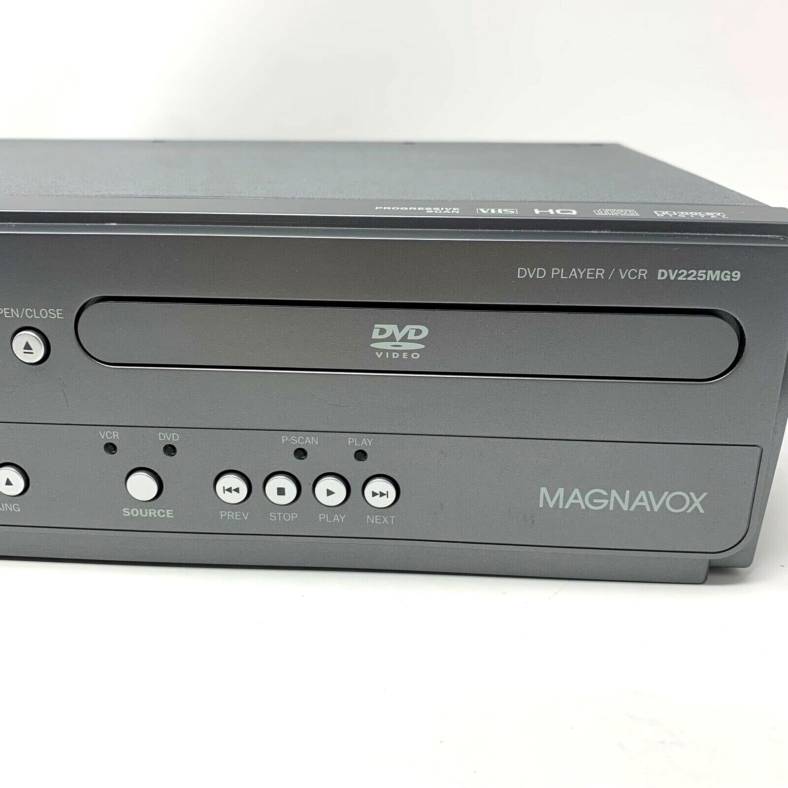 Magnavox DV225MG9 DVD Player & 4Head HiFi VHS Recorder VCR Combo w