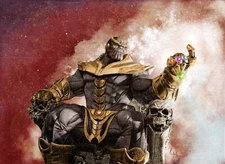 Superheroes thanos superheroes art Stitched Gaming Mat Desk 13623