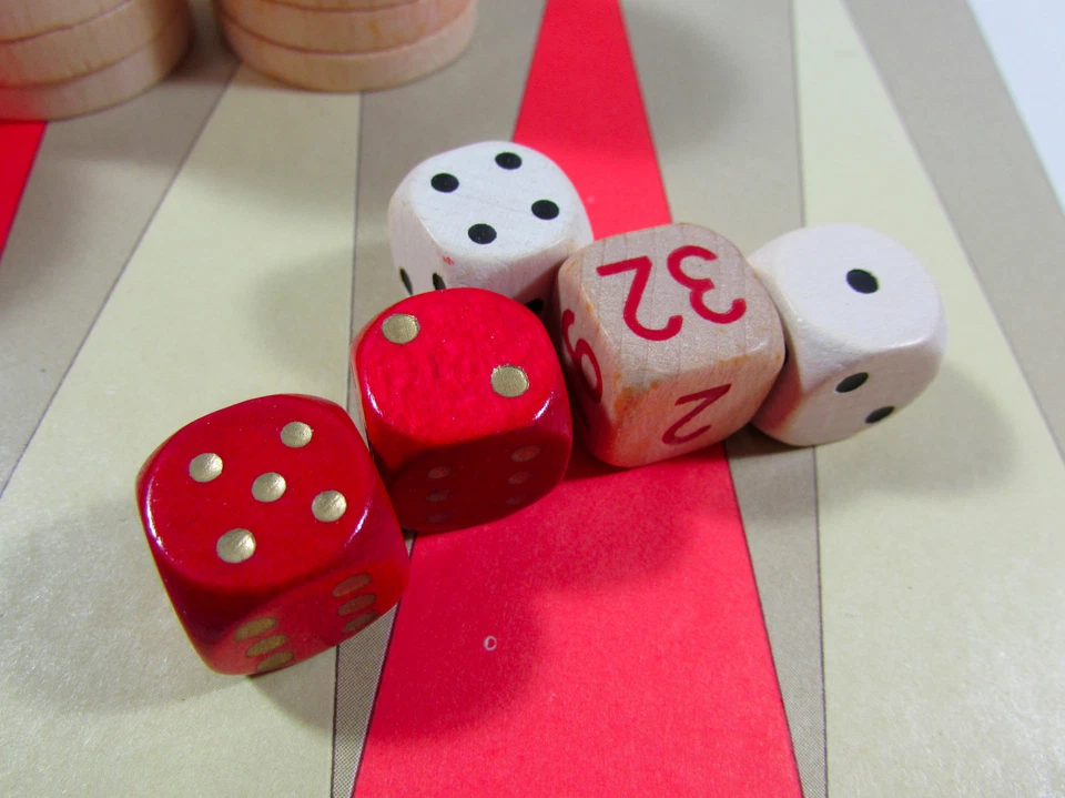 Vintage 1975 Backgammon Selchow & Righter S And R Board Game Original Box - Image 2 of 4