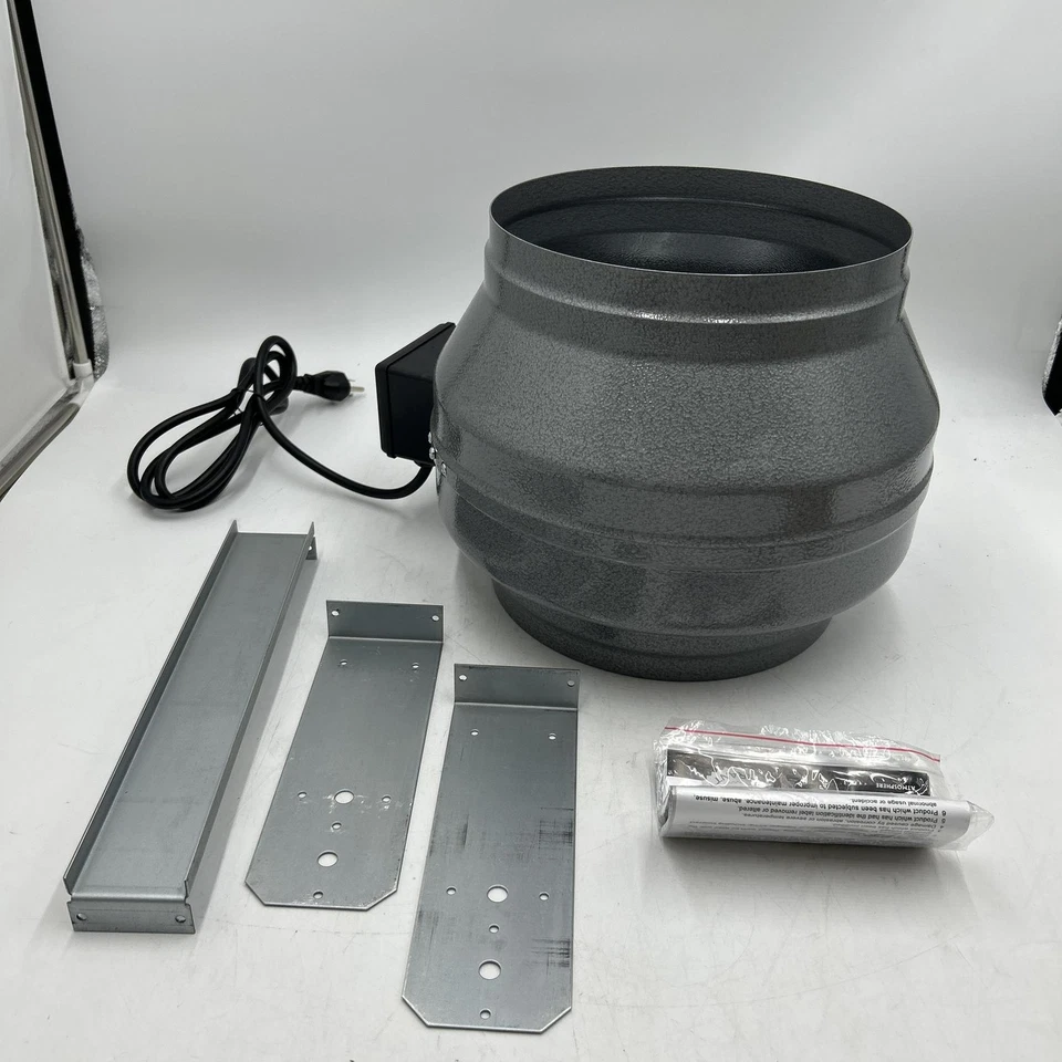 Vortex Powerfans VTX1000 Vortex 790 CFM Powerfan, 10" Steel, 60hz, 120V - Image 2 of 4