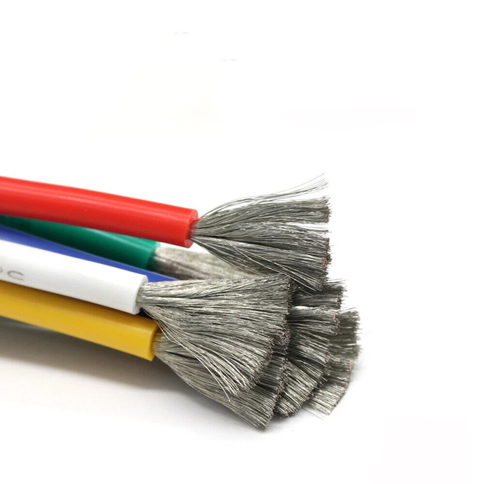 Cable de alambre de silicona flexible de 2 AWG a 30 AWG 0,06 - 50 mm² - Todos los colores y tamaños Foto 2 de 4