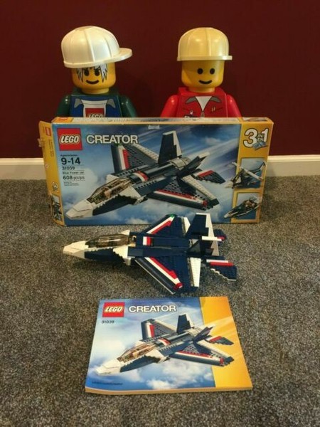 lego creator 31039 blue power jet building kit