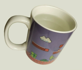 2015 Paladone  Super Mario Bros. Collectors Edition Heat Change Mug Nintendo NES