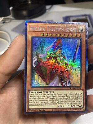 Yugioh! Arcana Triumph Joker - KICO-EN001 - Collector's Rare - 1st