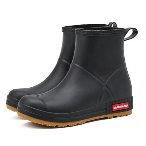 Women Men Wellington Waterproof Rain Boots Womens Mens Casual Outdoor Work - Picture 40 of 63