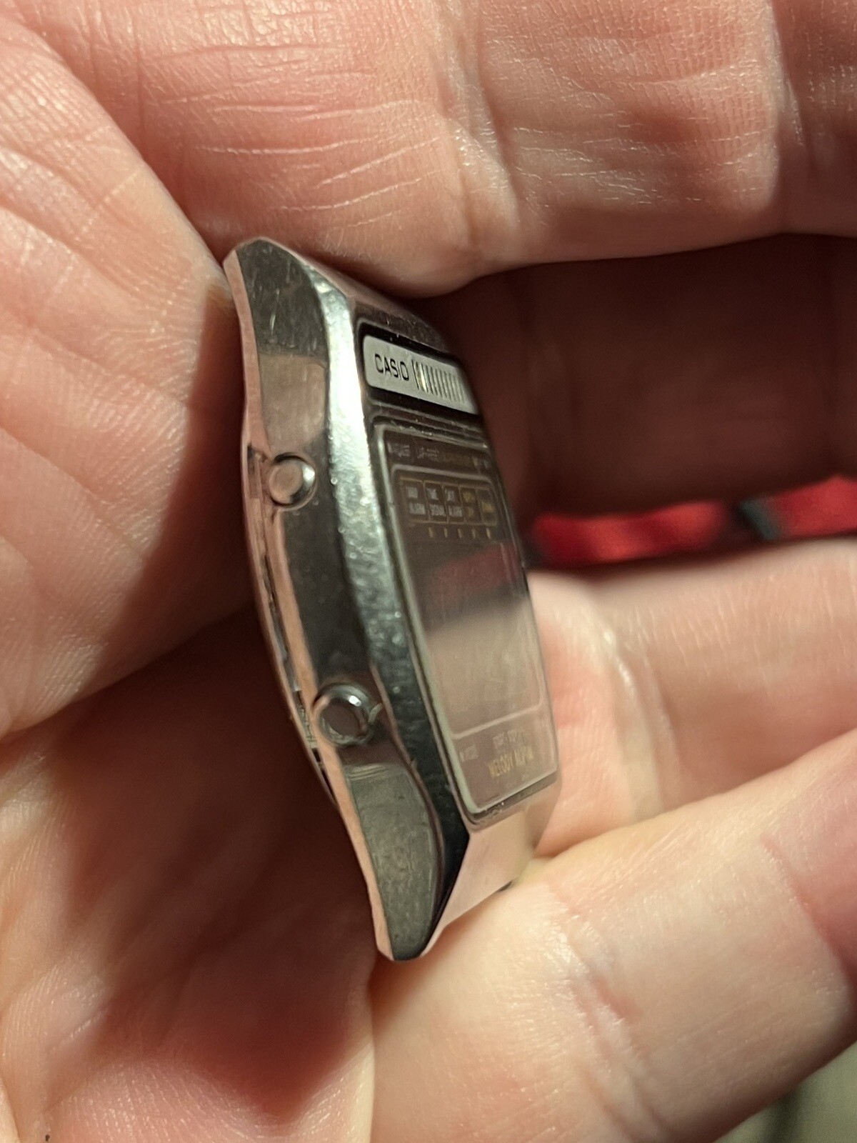 RARE COLLECTIBLE 80's CASIO H104 MELODY ALARM MODULE 82 STAINLESS STEEL