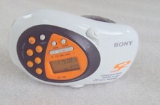 Sony Walkman S2 Sports Radio Weather FM-AM SRF-M80V w/Wrist Band, TESTED