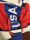 Vintage Wilson Gym Bag USA Red White Blue Zip Duffel Rare — photo 2