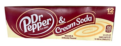 Dr Pepper & Cream Soda 12 pack