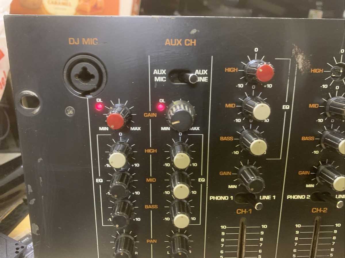 Gemini PS-767 Platinum Series Stereo Preamp Mixer - Not Fully