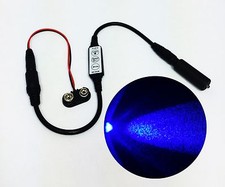 Micro Effects Blue LED Light  Control Strobe Flash Blink 9 Volt MEL-PB1-D-9VB