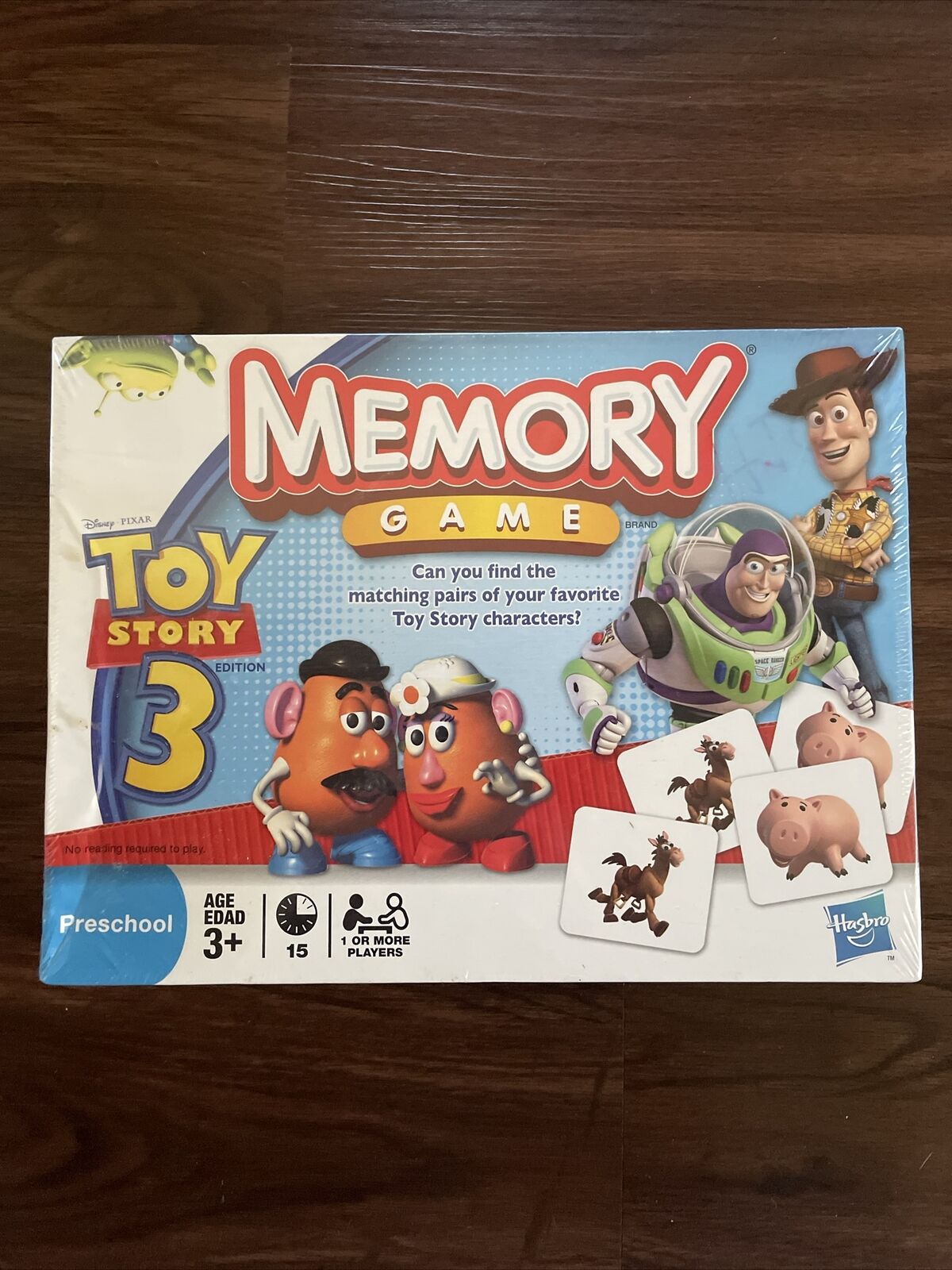 Toy Story 3 Memory Game - Disney PIXAR Preschool Ages 3+ Buzz Woody, New Sealed