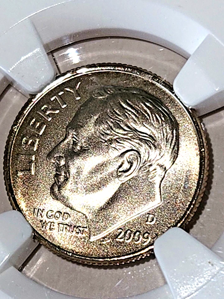 2009 D ROOSEVELT DIME NGC MS69 FT SPECIAL MINT SET SMS 10 CENTS NICE! - Image 2 of 4