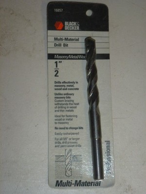 Masonry Drill Bit 8.0mm x 200mm Black & Decker Masonry Drill Bit 8.0mm x 200mm Black & Decker