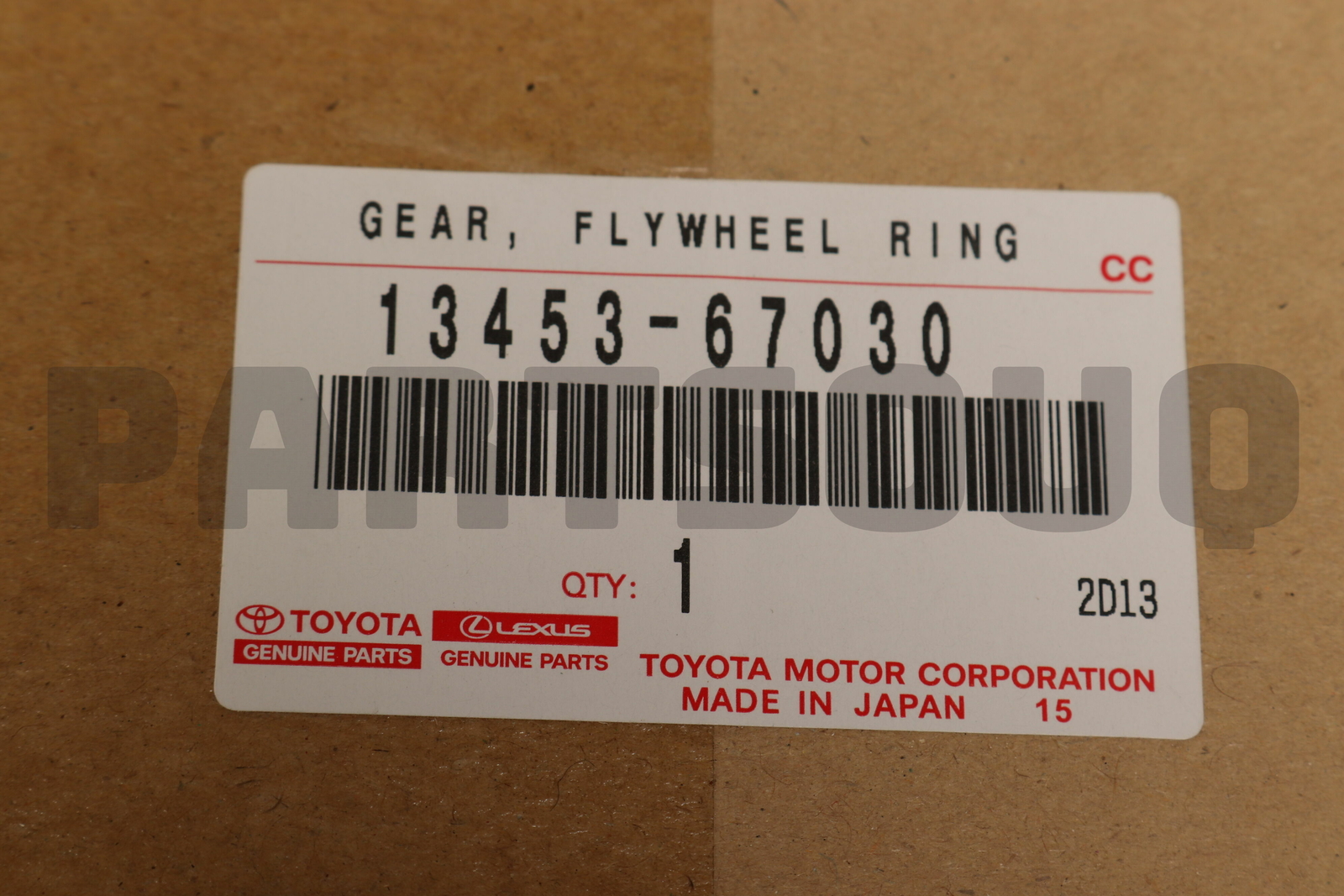 1345367030 Genuine Toyota GEAR, FLYWHEEL RING 13453-67030 | eBay 