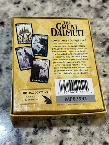 The Great Dalmuti Card Game Dungeons & Dragons Edition Complete - 第 2/3 張圖片