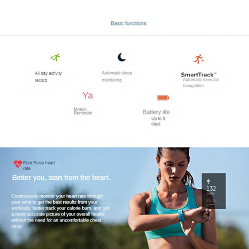 Fitbit Charge 2 Fitness Health Smartwatch Heart Rate Monitor Activity Tracker - Picture 10 of 41