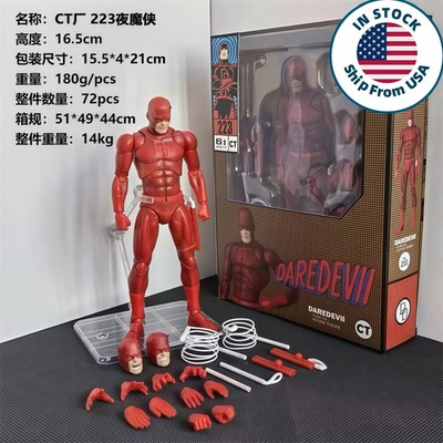#ad #ad US STOCK CT Toys No.223 Daredevil Comic Ver. 6in Action Figure Boxed Xmas Gift‌ $29.99