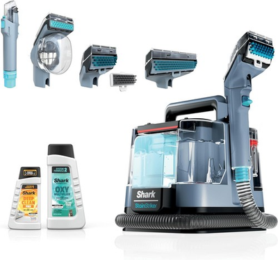 #ad Shark StainStriker PX202BRN Portable Cleaner 4 Tools Solutions Blue $148.99