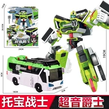 Tobot V Galaxy Detectives Busking Transform Vehicle Robot Action Figure Car