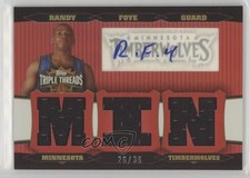 2006-07 Topps Triple Threads Relic Auto 26/36 Randy Foye #TTRA-92 Auto 0af