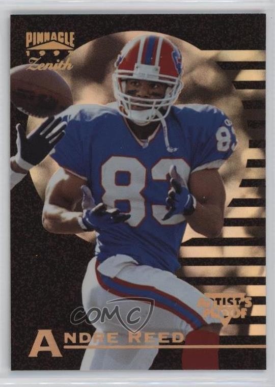 1997 Pinnacle Zenith Artist's Proof Andre Reed #53 HOF 0q3