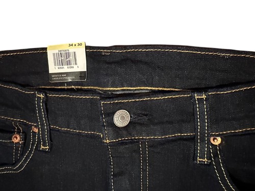 LEVI'S Mens 519 Extreme Skinny Stretch Denim Blue Jeans Levis -Size W34xL30 - Picture 7 of 10