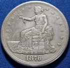 A 1876 S Trade Dollar - Nice Circulated Example
