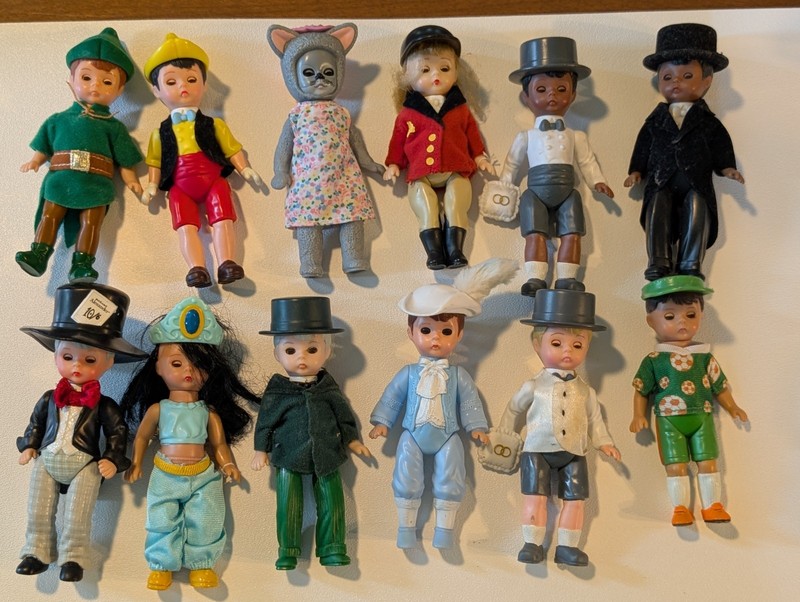 Lot Of 12 Different Madame Alexander Dolls!