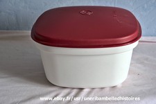 Tupperware boite de conservation, carrée 22 cm, hauteur 10 cm