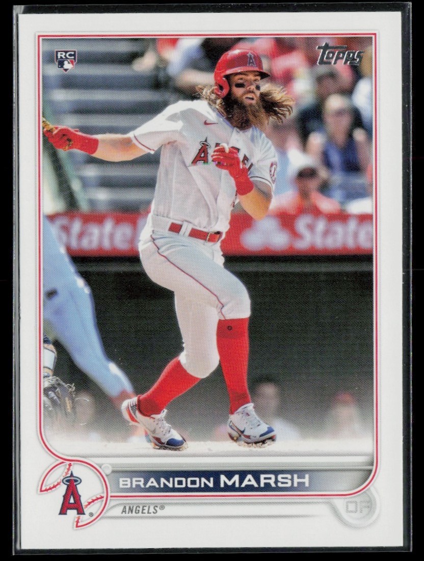 2022 Topps Series 1 Base Brandon Marsh RC Los Angeles Angels #243