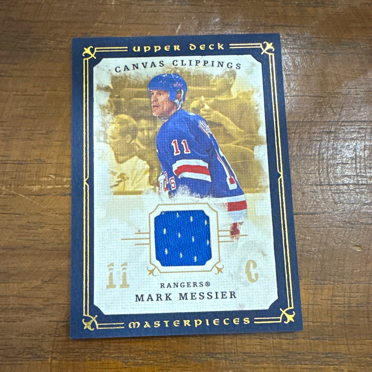 Upper Deck 2008-09 Masterpieces Canvas Clippings Mark Messier CC-MM2 22/30