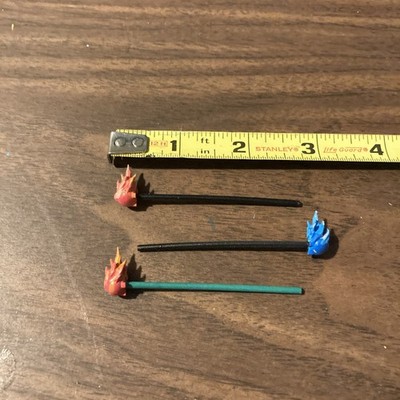 Custom 3D Printed DC Super Powers Green Arrow 3 Flaming Trick Arrows