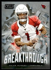 Kyler Murray 2020 Score #B-KM Breakthrough Arizona Cardinals Football Card