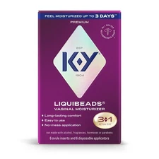 K-Y Liquibeads Vaginal Moisturizer - 6ct