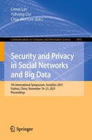 Limei Lin (U. A.) | Security And Privacy In Social Networks And Big Data | Buch