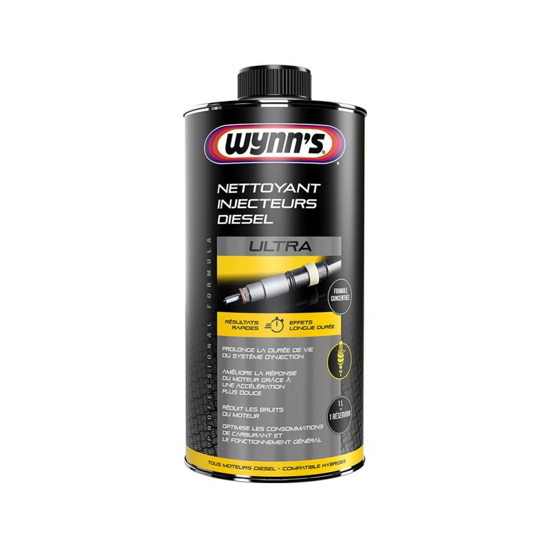 Nettoyant injecteurs diesel contre fumée noire et claquage moteur à froid