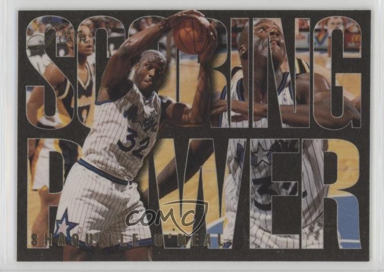1994-95 Flair Scoring Power Shaquille O'Neal #5 HOF 1y9