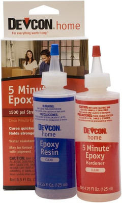 Devcon Epoxy 5 Minute Epoxy 4-1/2 Ounce Bottles 2 Bottles Glu-720.90