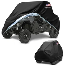 Waterproof Utility Vehicle UTV Cover Side-by-Side For Yamaha Rhino 450 660 700