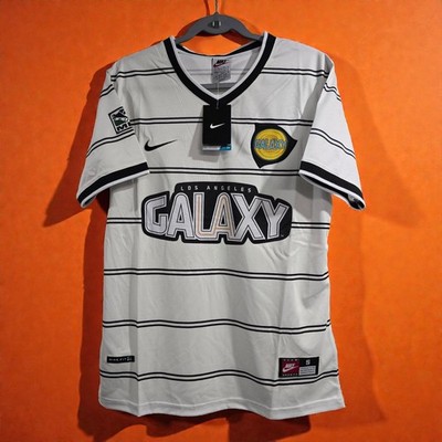 LA GALAXY 97/98 AWAY - Retro - White - Football Soccer - Large