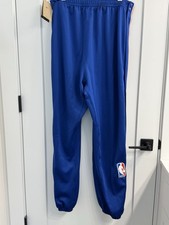 $100 Nike New York Knicks NBA Team Issue Pregame Warmup Pants Blue Sz XL-Tall