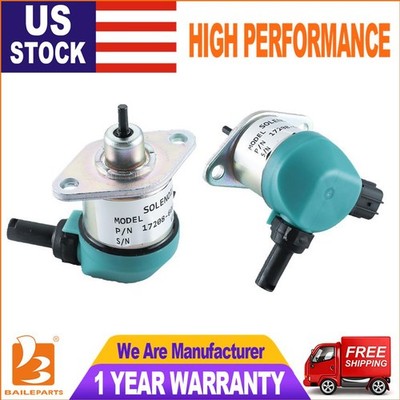 New Fuel Shut Off Solenoid for Kubota D905 D1005 D1105 17208-60010 17208-60015