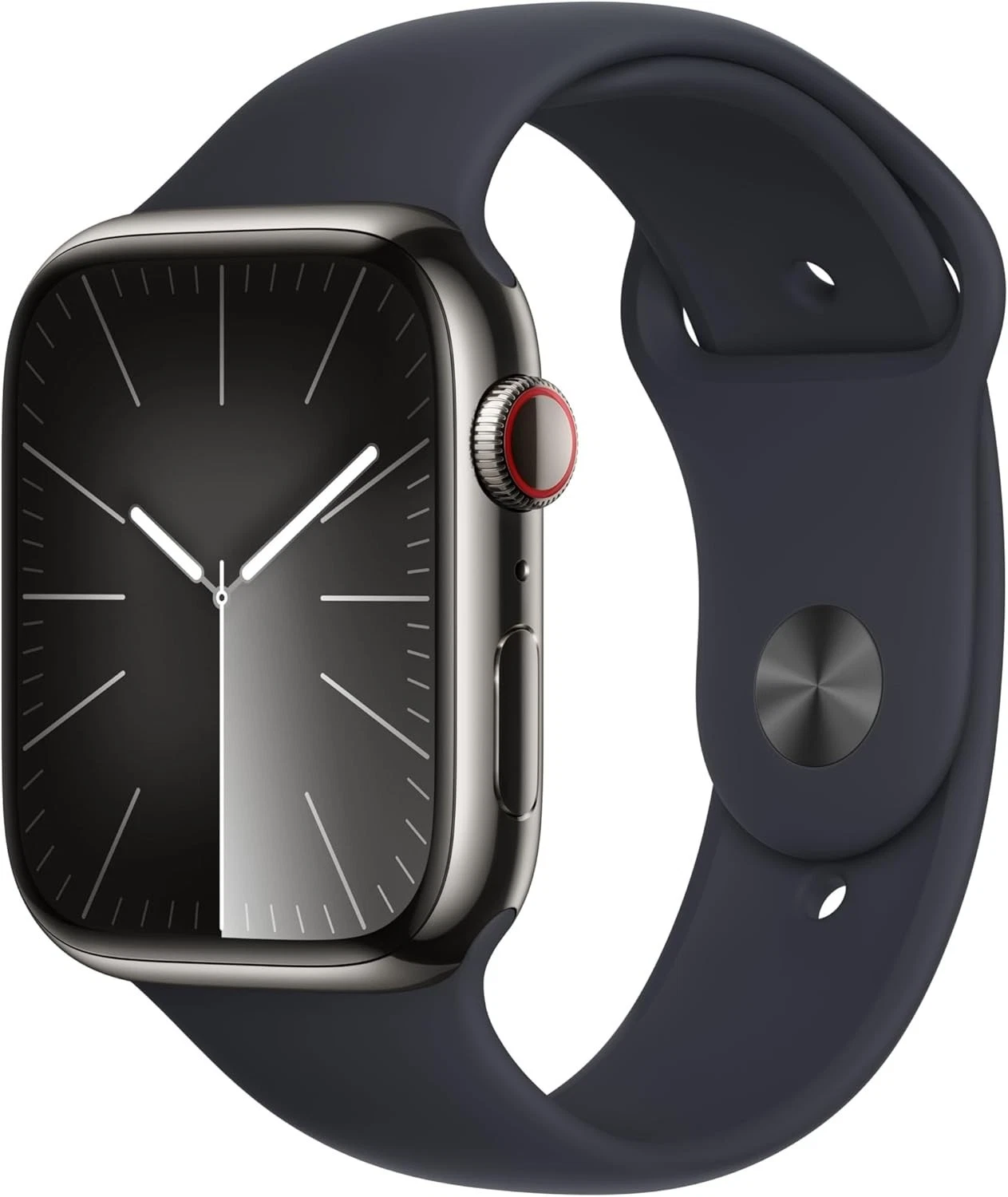 Apple Watch Series 9 Stainless Steel Cellular 45mm 41mm -Very Good