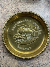 Vintage Ravenglass & Eskdale Railway Brass Pin Dish