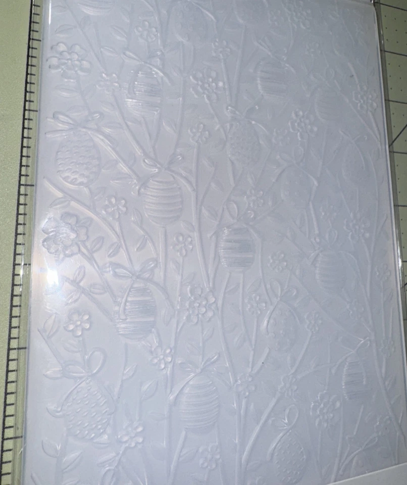 Spellbinders Embossing Folder Club February 2024 Easter Egg Hunt - Image 2 of 3