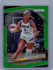 2025 Panini Prizm WNBA #92 Angel Reese Green Prizms