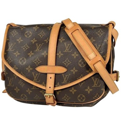 Louis Vuitton Soumier 30 Monogram Brown Handbag M42256 #BS584